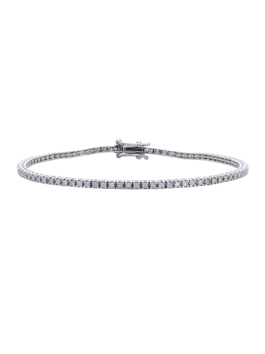 1,00 Karat Pırlantalı Suyolu Bileklik