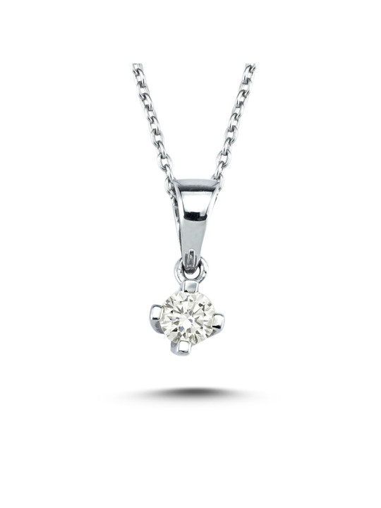 0,25 Karat Pırlanta Tektaş Kolye 0,25 Karat Pırlanta Tektaş Kolye