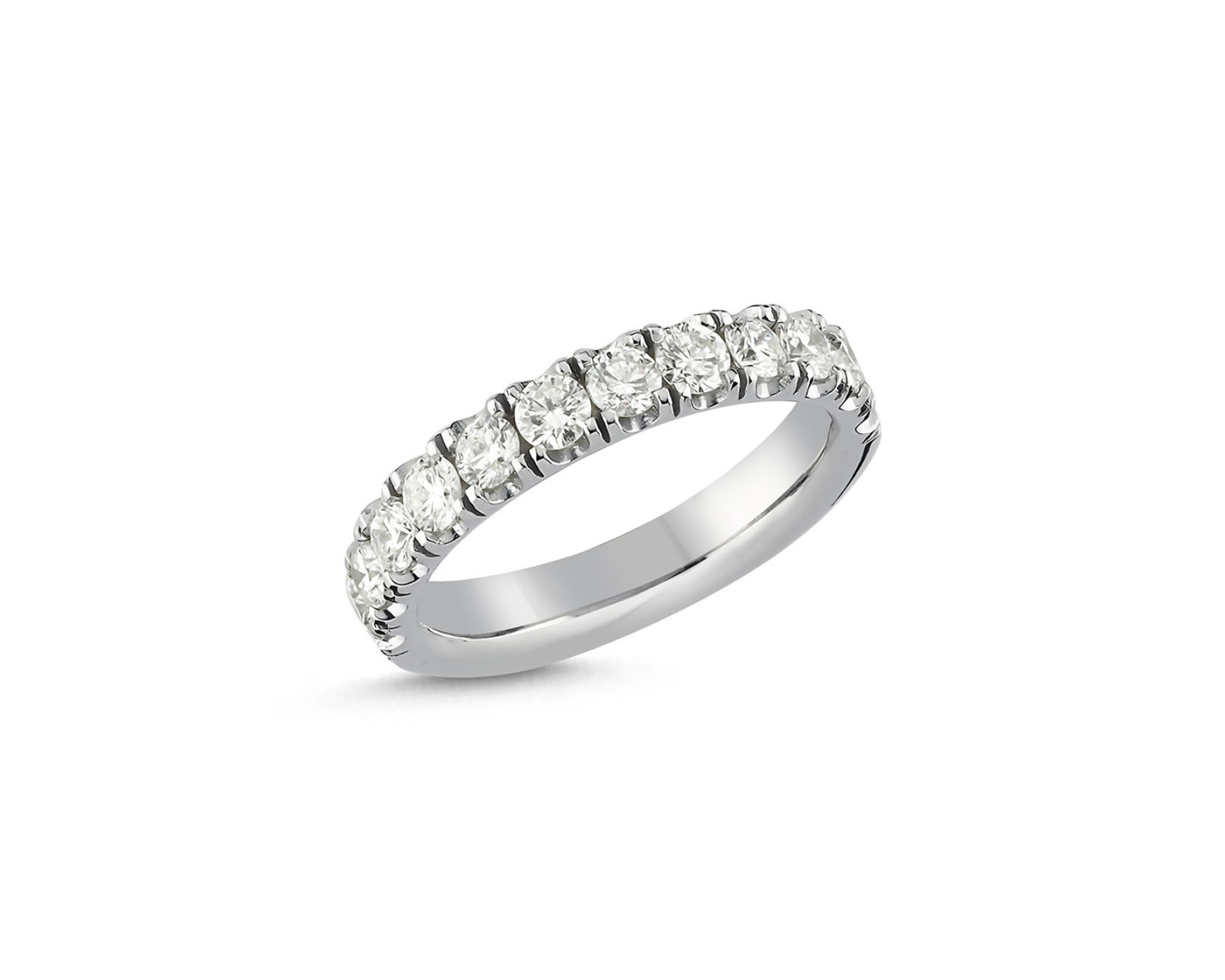 1,14 Karat Pırlantalı Yarımtur Yüzük